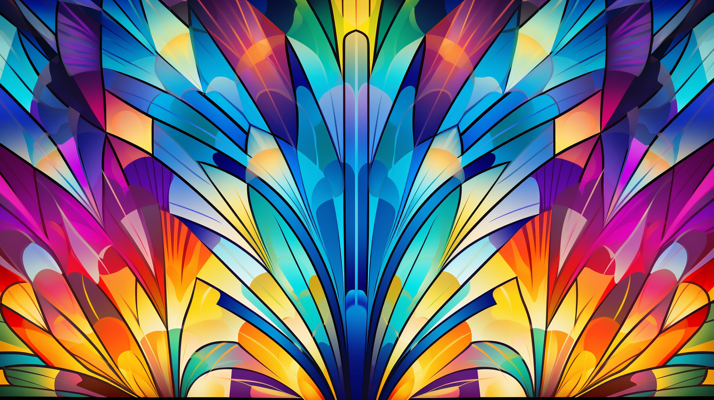 Breathtaking and colorful Art Deco wallpaper; marked by intricate designs and geometric forms.desktop, phone, HD & HQ free wallpaper, free to download