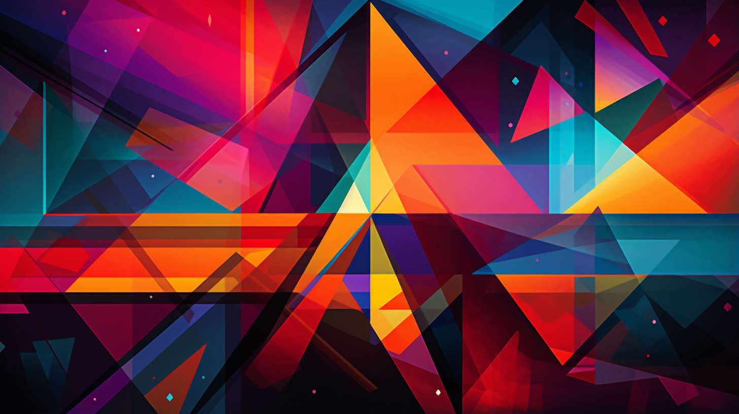 Abstract geometric patterns in vibrant colors; clean lines and shapes. desktop, phone, HD & HQ free wallpaper, free to download