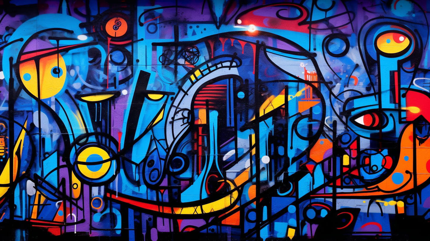 A striking array of colorful, abstract graffiti designs; intricate details and unique patterns.desktop, phone, HD & HQ free wallpaper, free to download