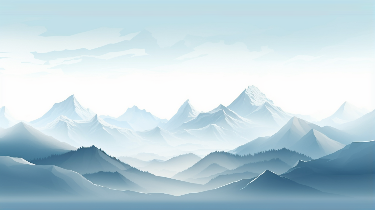 Sharp-edged mountains in a minimalist form; uses distinct, simplistic shapes and gradients. desktop, phone, HD & HQ free wallpaper, free to download